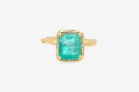 14k Gold Emerald Meadow Ring