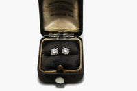 14k Gold Round Diamond Stud Earrings