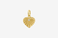 18k Gold Heart Lumiere Pendant