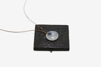 Moonstone & Sapphire 18k Gold Cord Necklace