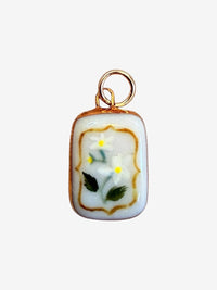 Porcelain Daisy Charm