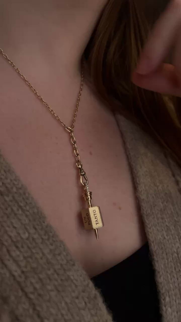 Diamond Loves Me Spinner Pendant