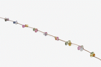 Berry Rainbow Sapphire Bracelet